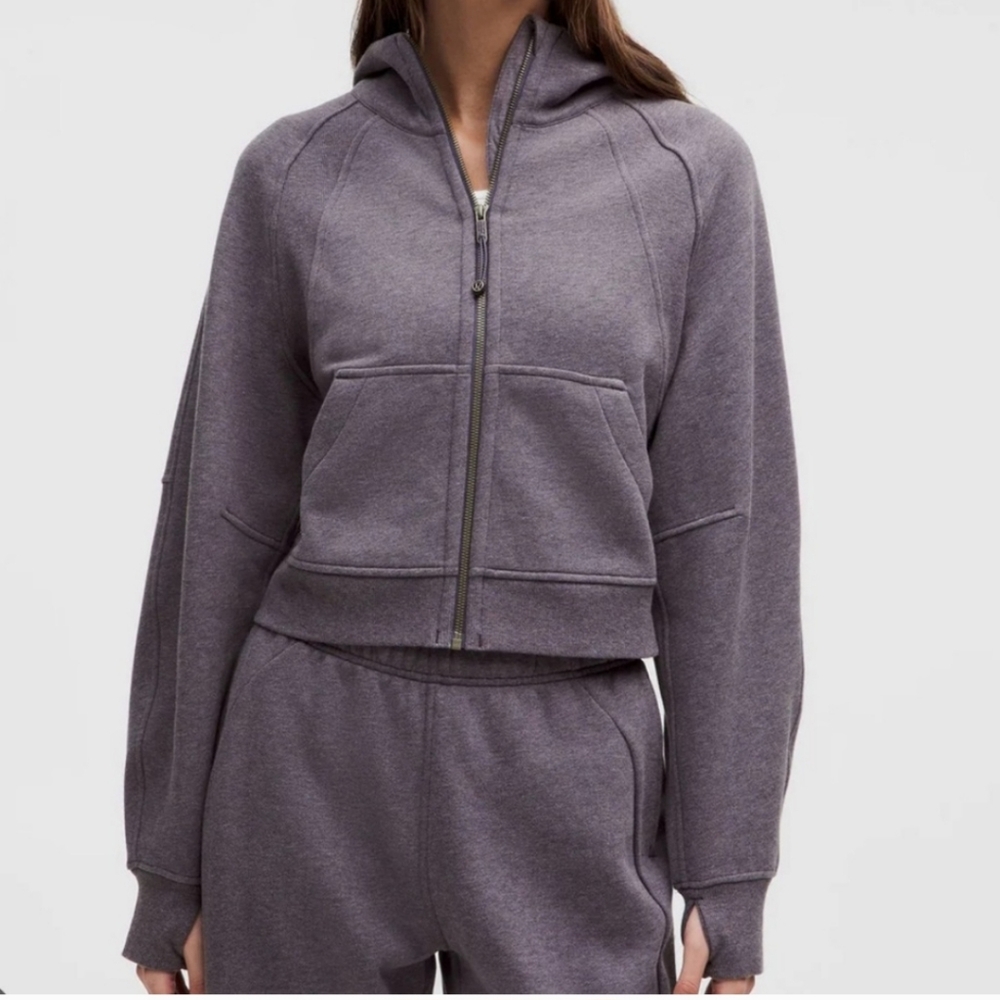 Lululemon Crop Fullzip Scuba Hoodie Xs/s